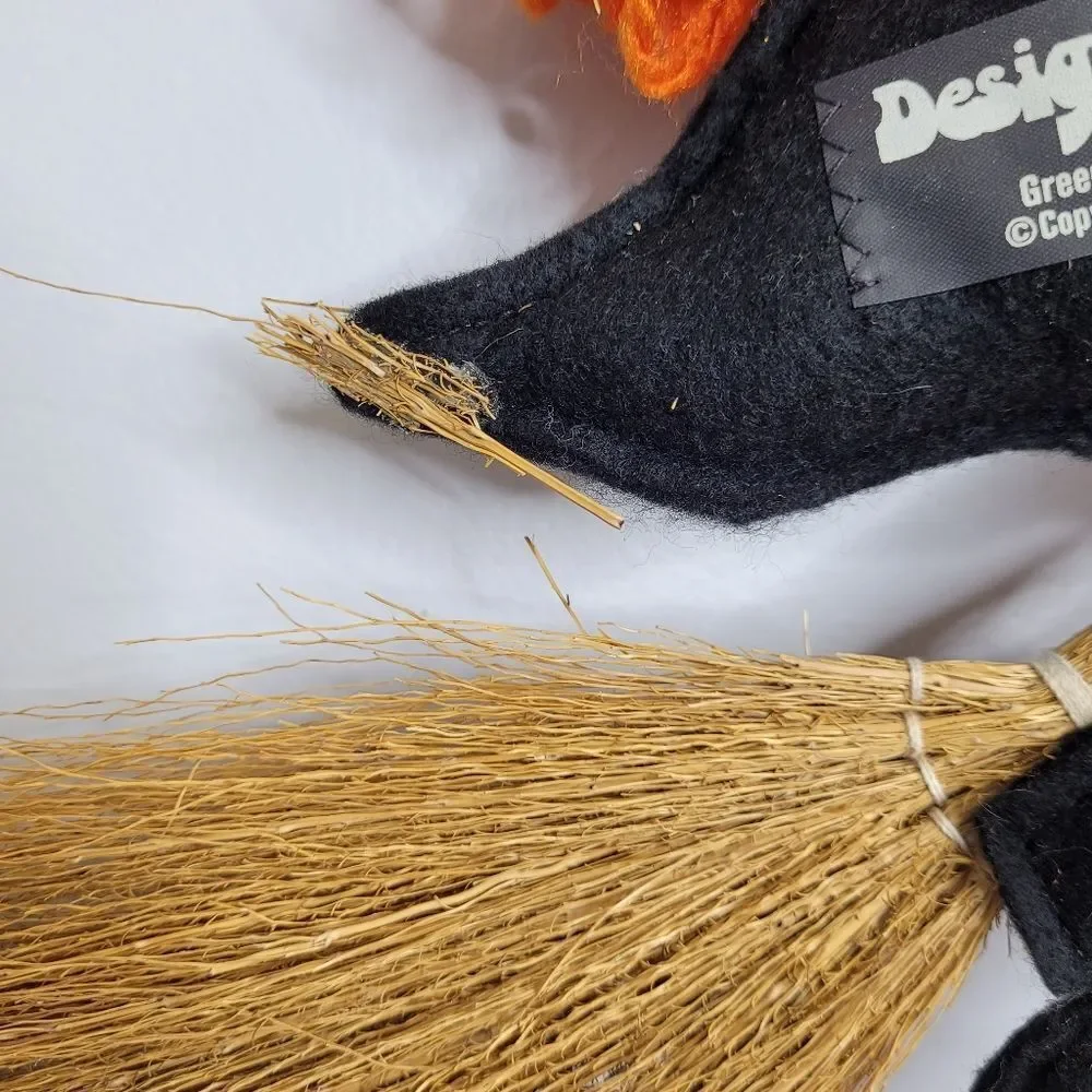 VINTAGE Halloween decoration‎ bundle wood sign witches